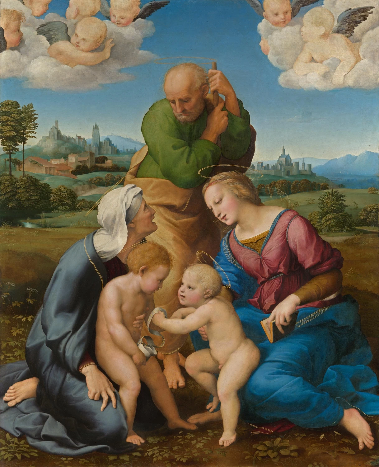 La Sacra Famiglia Canigiani - 1507, Alte Pinakothek, Monaco di Baviera